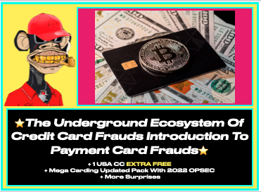 The Underground Ecosystem Of Credit Card Frauds Introduction to Payment Card frauds + 1 USA CC EXTR
